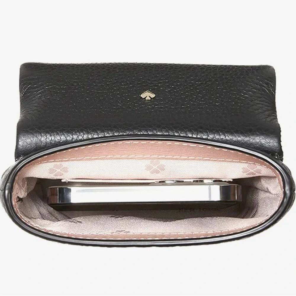 NWT Kate Spade NY Roulette Pebbled Leather North South Crossbody